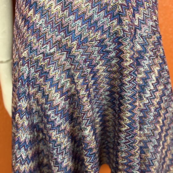 Maeve Multicolor Chevron Knit Top Size Medium - Picture 5 of 17